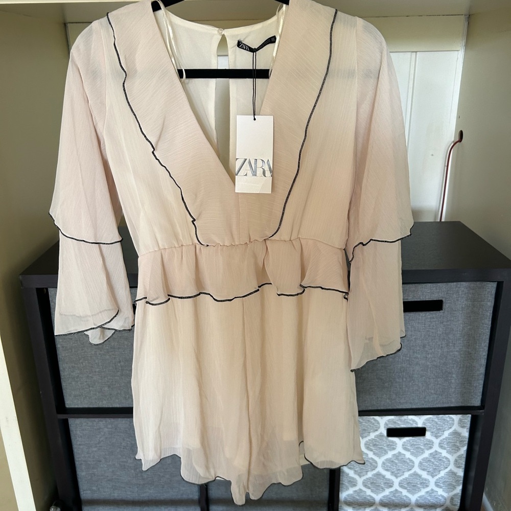 Zara women’s white romper